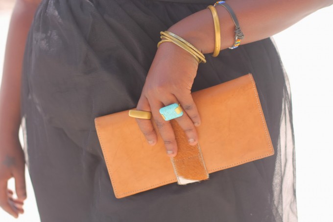 Leather Purse Ellah Nadra