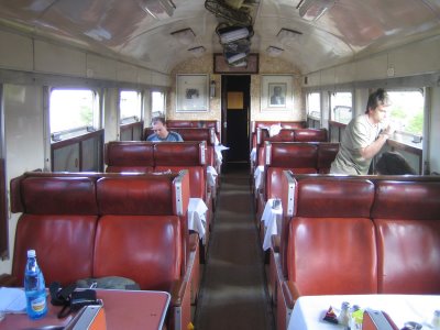 inside the train