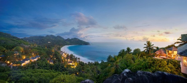 Landscape of Seychelles main island