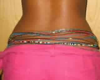 ladies with waist beads